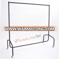 Heavy-duty 6' round rotating garment clothing display rack