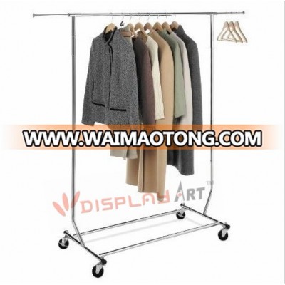 Heavy-Duty Collapsible Rolling Custom Clothing Rack