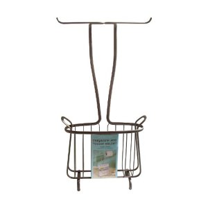 Magazine Display Rack with Paper Holder